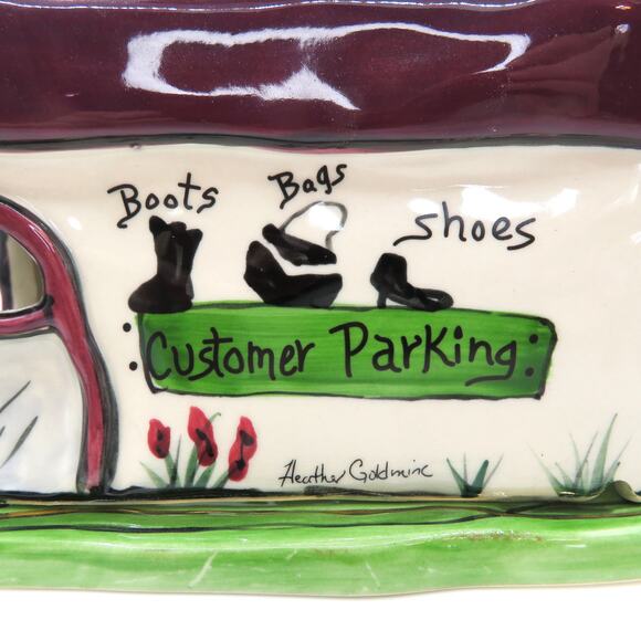 Blue Sky Clayworks 2003 The Perfect Fit Shoe Store Candle House Heather Goldminc - Picture 7 of 13